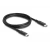 DeLOCK USB4 40 Gbit/s coaxkabel 1,2 m USB PD 3.1 240 W