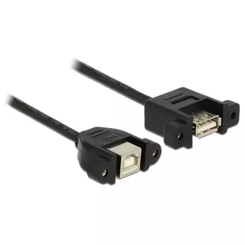 USB-kabel DeLOCK 1 m USB 2.0-A/USB 2.0-B zwart