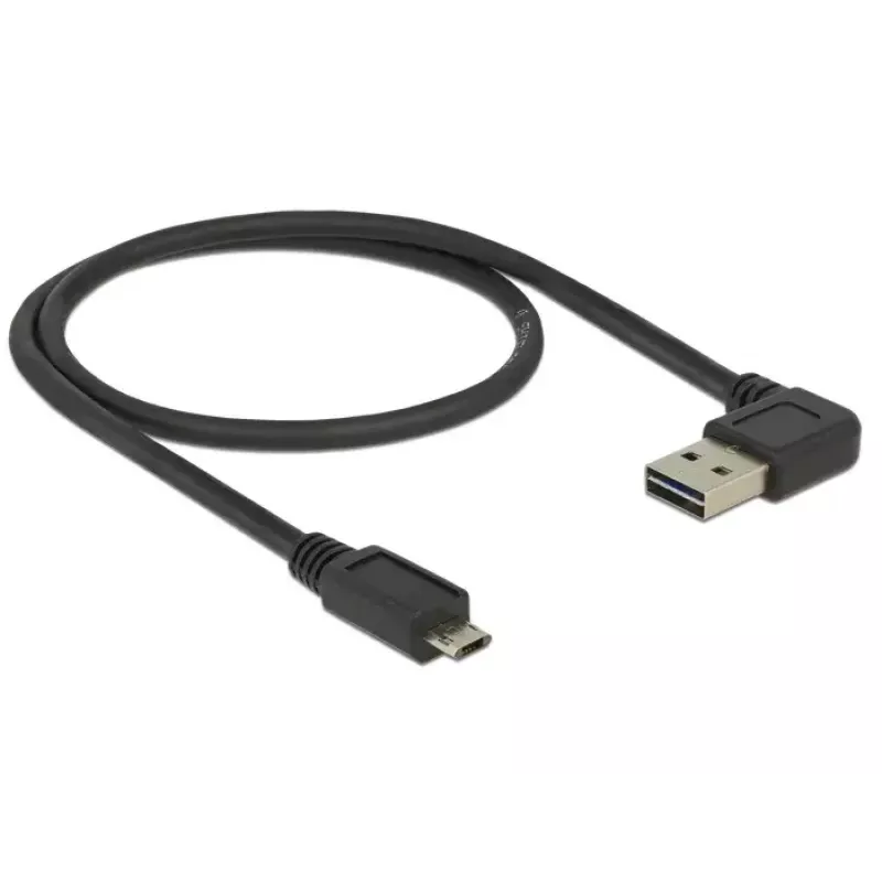 USB-kabel DeLOCK 0,5m USB2.0-A USB2.0 Micro-B