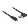 USB-kabel DeLOCK 0,5m USB2.0-A USB2.0 Micro-B