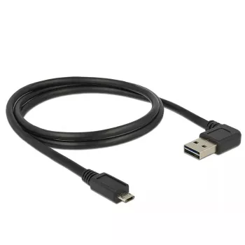 USB-kabel DeLOCK 85165 USB 2.0 1m USB A Micro-USB B zwart