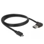 USB-kabel DeLOCK 85165 USB 2.0 1m USB A Micro-USB B zwart