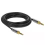 Audiokabel DeLOCK 85788 5m 3,5mm zwart grijs