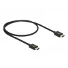 HDMI-kabel DeLOCK Coax High Speed 48 Gbps 8K 60 Hz 0,5 m