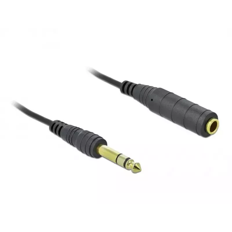 Audiokabel DeLOCK 85938 2m 6,35mm zwart