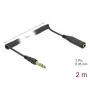Audiokabel DeLOCK 85938 2m 6,35mm zwart