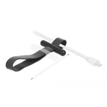 Kabelbinder DeLOCK 18337 rubber zwart