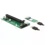 DeLOCK 41428 M.2 Key B+M naar PCIe x16 Riserkaart met 30 cm USB-kabel