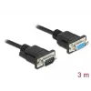 Seriële kabel DeLOCK 86617 zwart 3 m