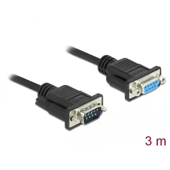 Seriële kabel DeLOCK 86617 zwart 3 m