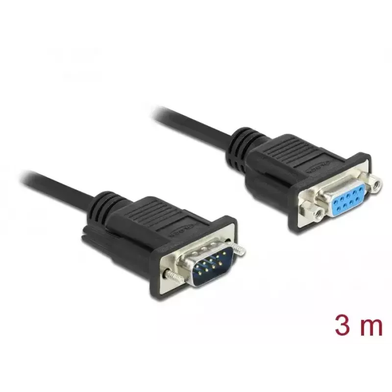 Seriële kabel DeLOCK 86617 zwart 3 m