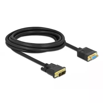 DVI-naar-VGA-kabel DeLOCK 86754 3 m
