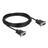 Seriële kabel DeLOCK 86576 zwart 5 m RS-232 Sub-D9
