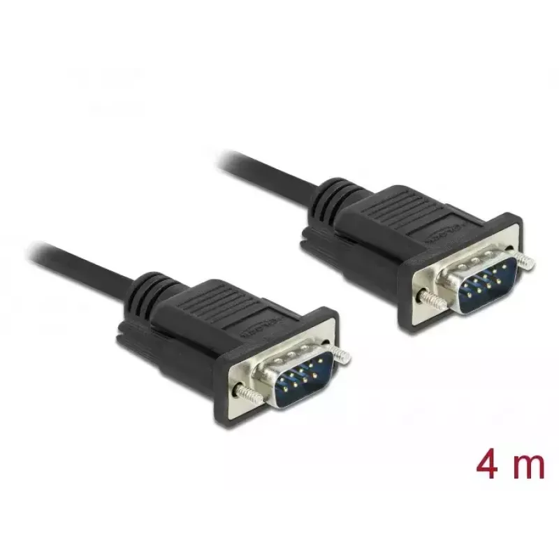 Seriële kabel DeLOCK 86618 zwart 4 m