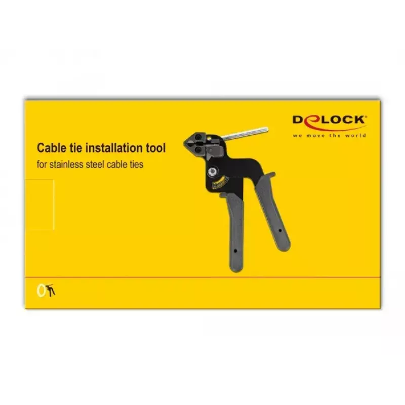 DeLOCK 86772 Kabelbinder-installatiegereedschap voor roestvrijstalen kabelbinders
