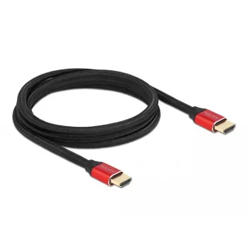 HDMI-kabel DeLOCK Ultra High Speed 48 Gbps 8K 60 Hz rood 2 m