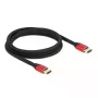 HDMI-kabel DeLOCK Ultra High Speed 48 Gbps 8K 60 Hz rood 2 m