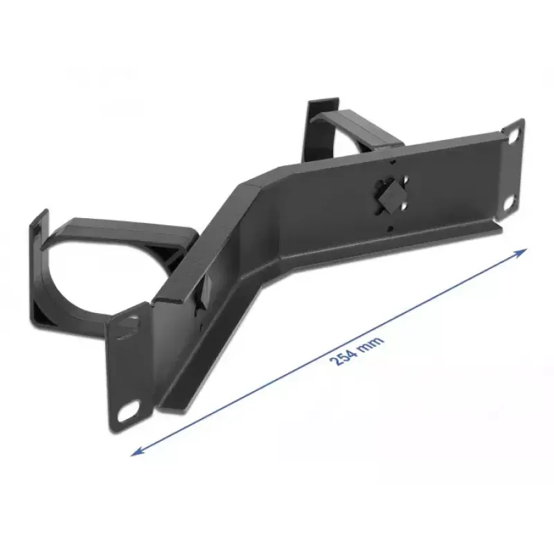 Kabelmanagementpaneel DeLOCK 10 inch 1HE zwart met haken