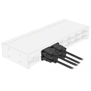 Seriële kabel DeLOCK 87785 zwart 2 m DB-9
