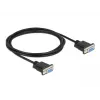 Seriële kabel DeLOCK 87785 zwart 2 m DB-9