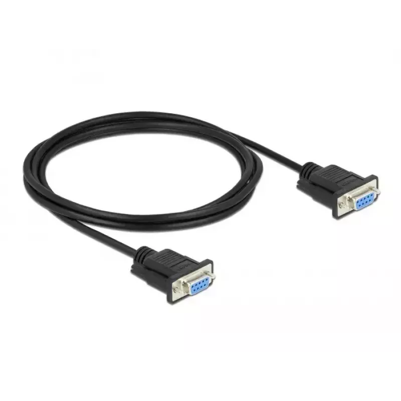 Seriële kabel DeLOCK 87785 zwart 2 m DB-9