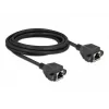 Netwerk-verlengkabel DeLOCK Cat.6A 3 m zwart