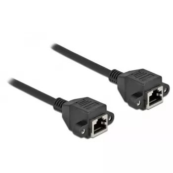 Netwerk-verlengkabel DeLOCK Cat.6A 3 m zwart