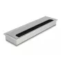 Kabeldoorvoer DELOCK 66862 voor tafel, zilver, 80×280×28 mm