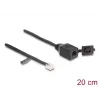 DeLOCK kabel RJ12-stekker naar RJ12-bus 20 cm zwart