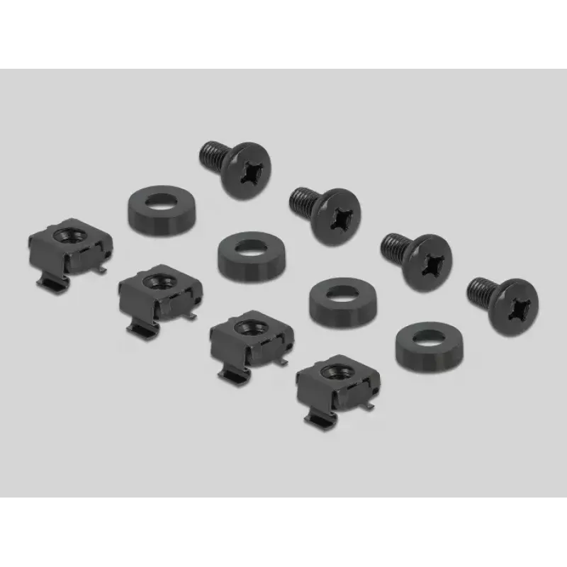 Kabelmanagementpaneel DeLOCK 19 inch 66848 zwart met 5 haken