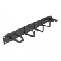 Kabelmanagementpaneel DeLOCK 19 inch 66848 zwart met 5 haken