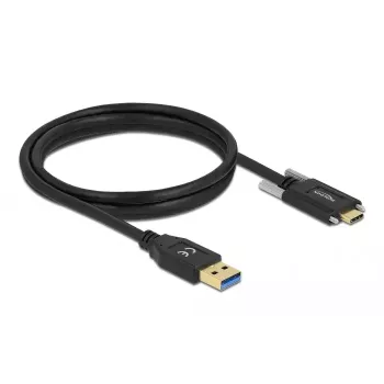 USB-kabel DeLOCK 84017 1,5 m USB 3.2 Gen 1 USB A USB C zwart