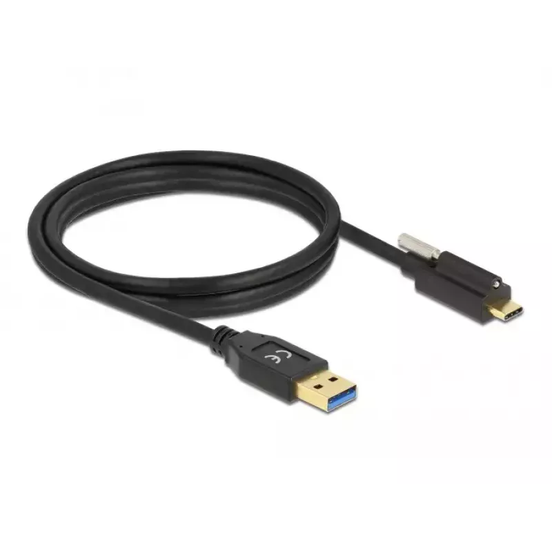 USB-kabel DeLOCK 84028 1,5 m USB 3.2 Gen 1 USB A USB C zwart