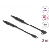 USB-kabel DeLOCK 81195 3m USB C zwart 10 Gbit/s