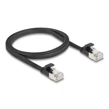 Netwerkkabel DeLOCK 81163 RJ-45 Cat6a 1 m zwart
