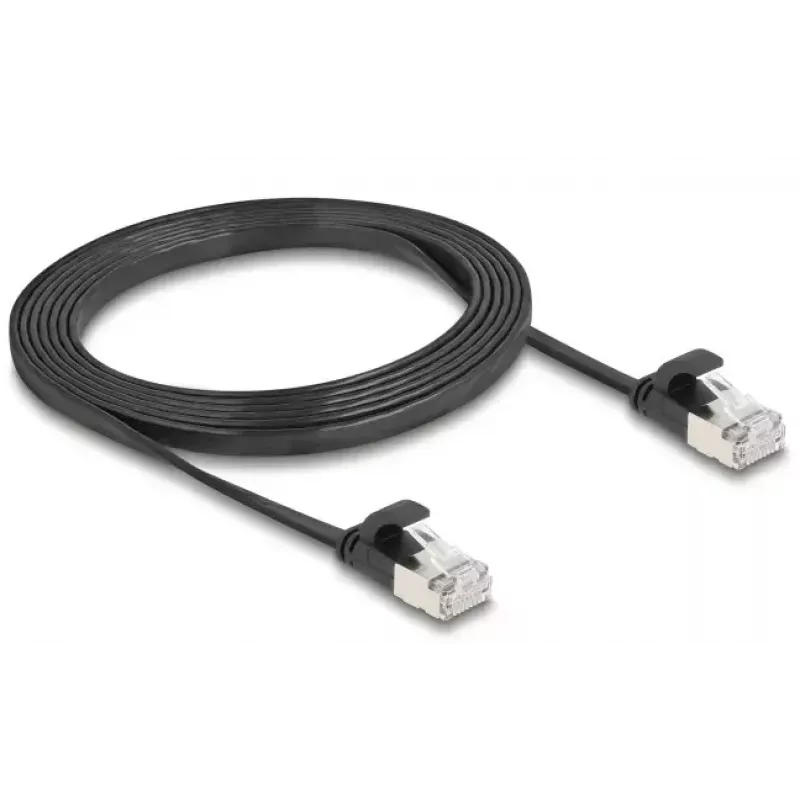 DeLOCK 81165 RJ-45 Cat6a 2m zwart