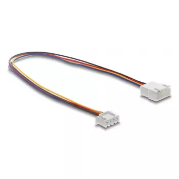 Kabelverlenging DELOCK 90868 voor computerkoelsystemen, PVC-mantel, 1,3 mm diameter, meerkleurig
