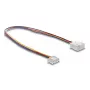 DeLOCK 90868 Ventilatorverlengkabel PWM 4-pins JST, male naar female, connectorlengte 7 mm, 30 cm