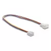DeLOCK 90871 Ventilatorverlengkabel PWM 4-pins, male naar female, connectorlengte 13 mm, 30 cm