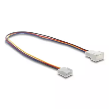 DeLOCK 90871 Ventilatorverlengkabel PWM 4-pins, male naar female, connectorlengte 13 mm, 30 cm