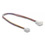 DeLOCK 90871 Ventilatorverlengkabel PWM 4-pins, male naar female, connectorlengte 13 mm, 30 cm