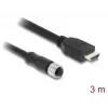 DELOCK M12 A-gecodeerd 17-polig (female) naar HDMI (male) kabel 3 m
