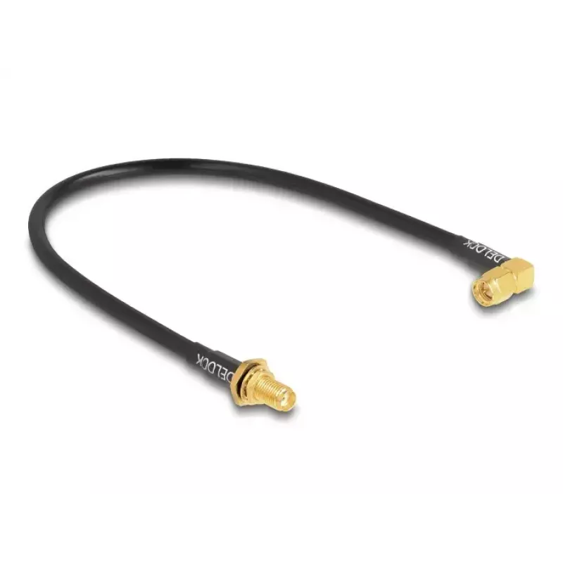 Coaxkabel DeLOCK 12110 0,3 m SMA zwart