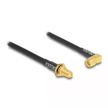 Coaxkabel DeLOCK 12110 0,3 m SMA zwart