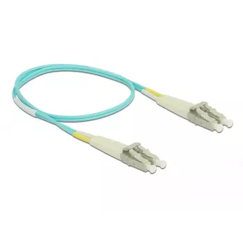 Glasvezelkabel DeLOCK LC naar LC multimode OM3 0,5 m