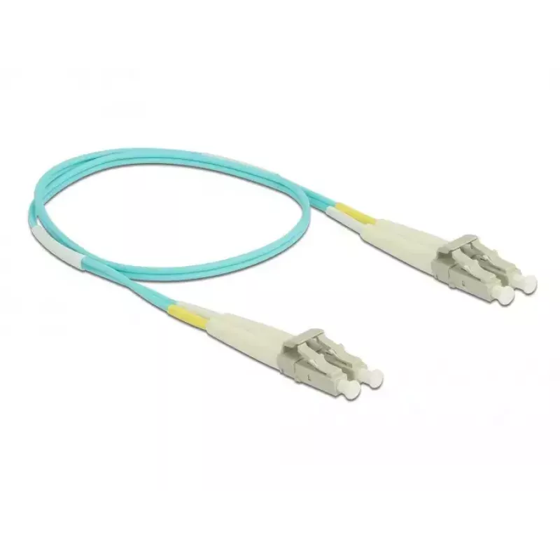 Glasvezelkabel DeLOCK LC naar LC multimode OM3 0,5 m