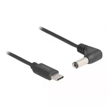 DeLOCK 85398 stroomkabel zwart 1,5 m USB C 5,5 x 2,1 mm