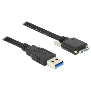USB-kabel DeLOCK 2 m USB 3.0 USB 3.2 Gen 1 micro-USB B zwart