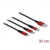 USB-oplaadkabel 3-in-1 DeLOCK 86708