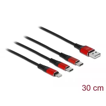 USB-oplaadkabel 3-in-1 DeLOCK 86708